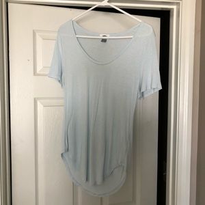 Old Navy Luxe scoop hem T-shirt